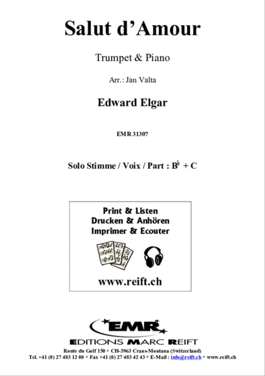 Salut d'Amour Trumpet Solo scores gallery preview page 2