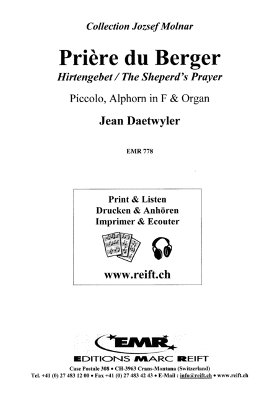 Priere du Berger Piccolo scores gallery preview page 2