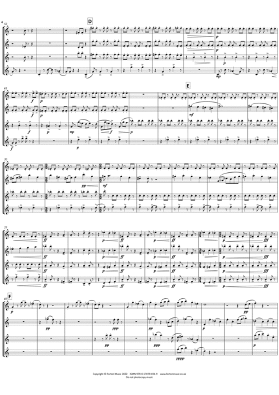Medieval Suite Oboe scores gallery preview page 4