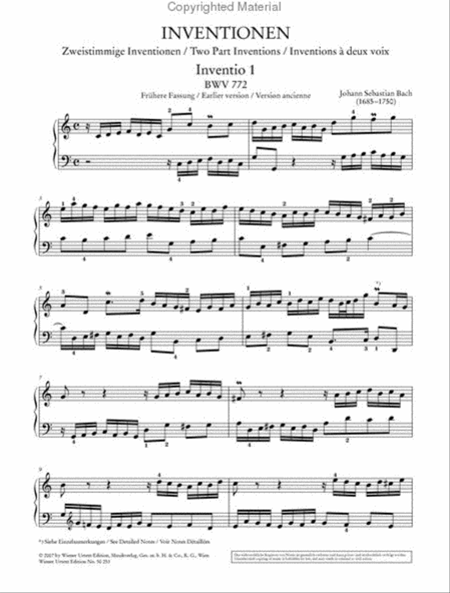 Inventions and Sinfonias: Two- and Three-Part Inventions Chamber Music scores gallery preview page 4