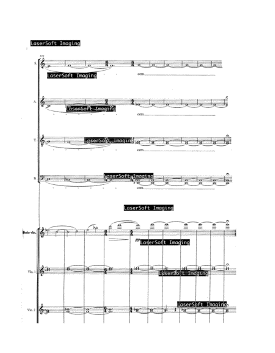 Sunrise Mass (Full Score Only) Choir scores gallery preview page 1