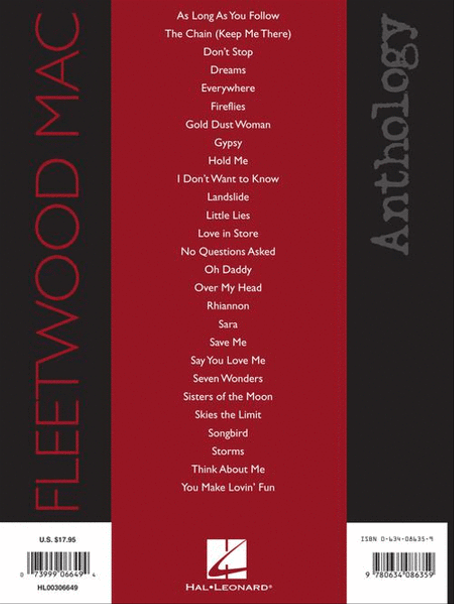 Anthology Piano, Vocal, Guitar scores gallery preview page 8