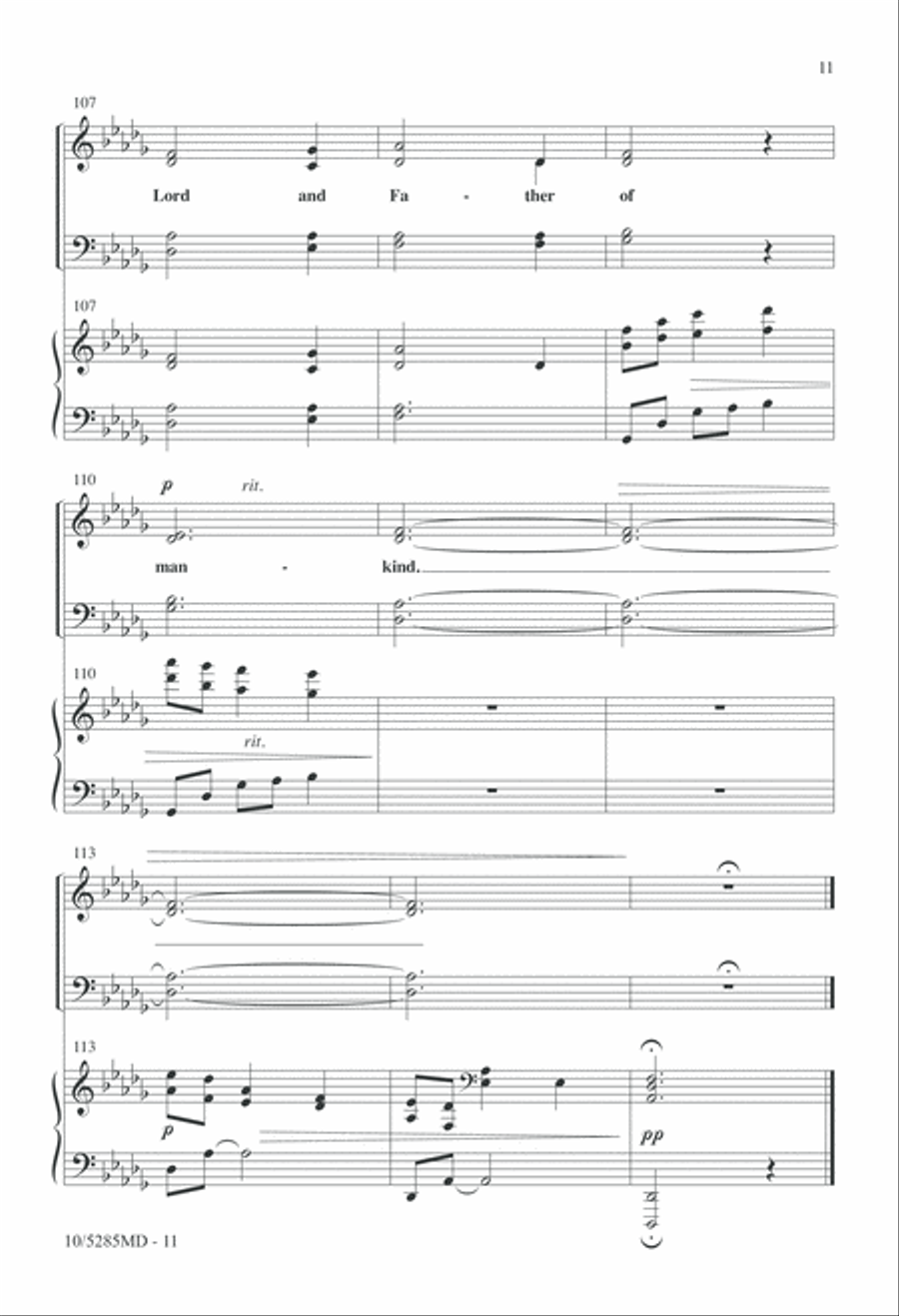 Dear Lord and Father Dear Lord and Father 4-Part scores gallery preview page 11