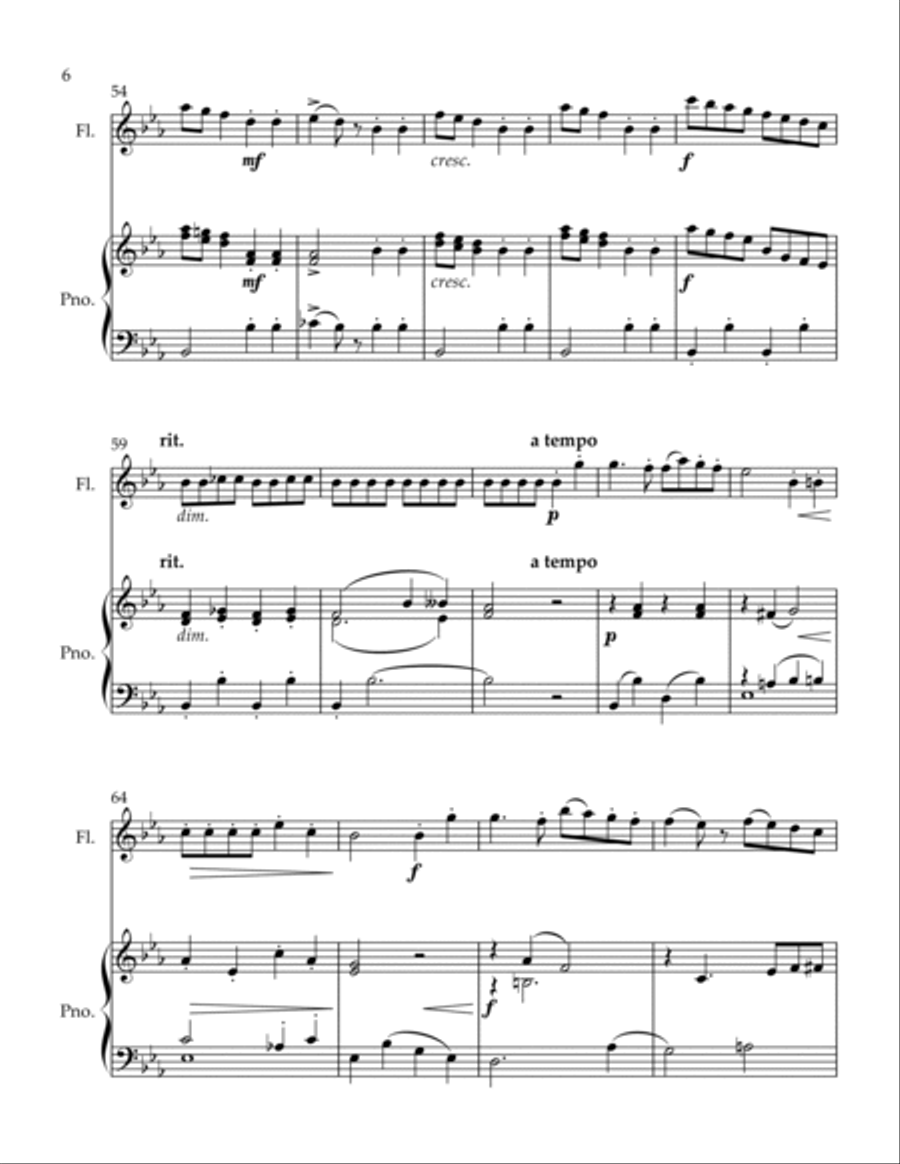 Gavotte Gavotte Flute Solo scores gallery preview page 6