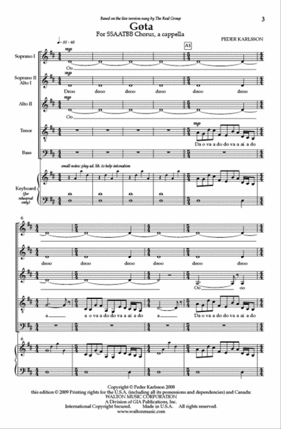Gota Gota SSAATB scores gallery preview page 2