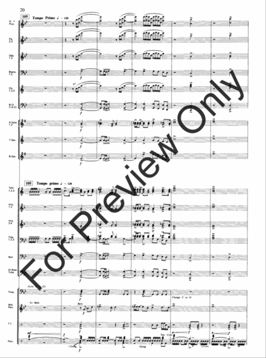 Emmanuel Variants Concert Band scores gallery preview page 22