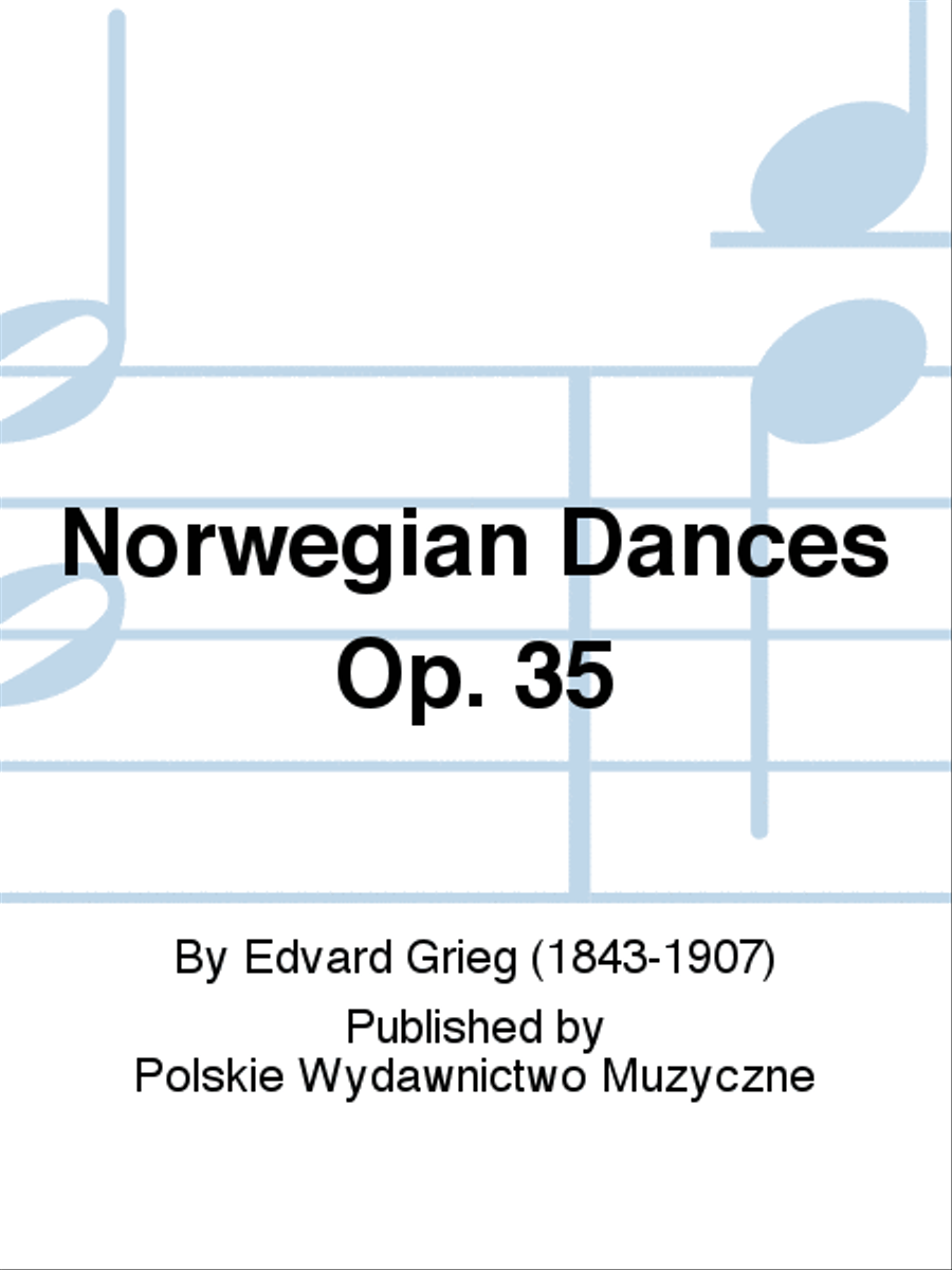 Book cover for Norwegian Dances Op. 35