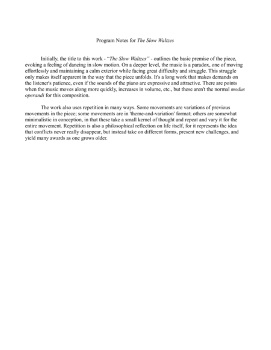 [Auerbach-Brown] Slow Waltzes Piano Solo scores gallery preview page 5