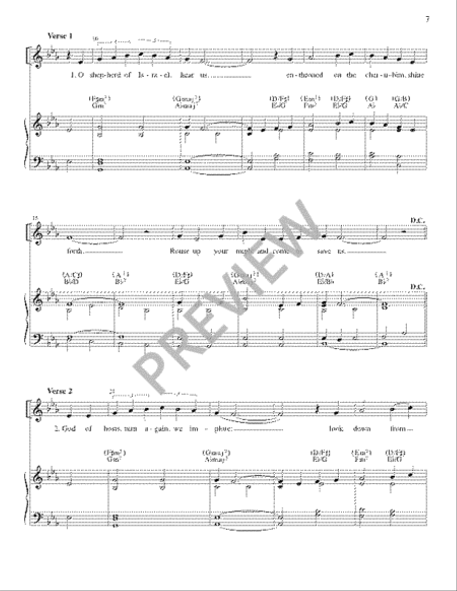 The Lyric Psalter, Year B Easy Piano scores gallery preview page 9