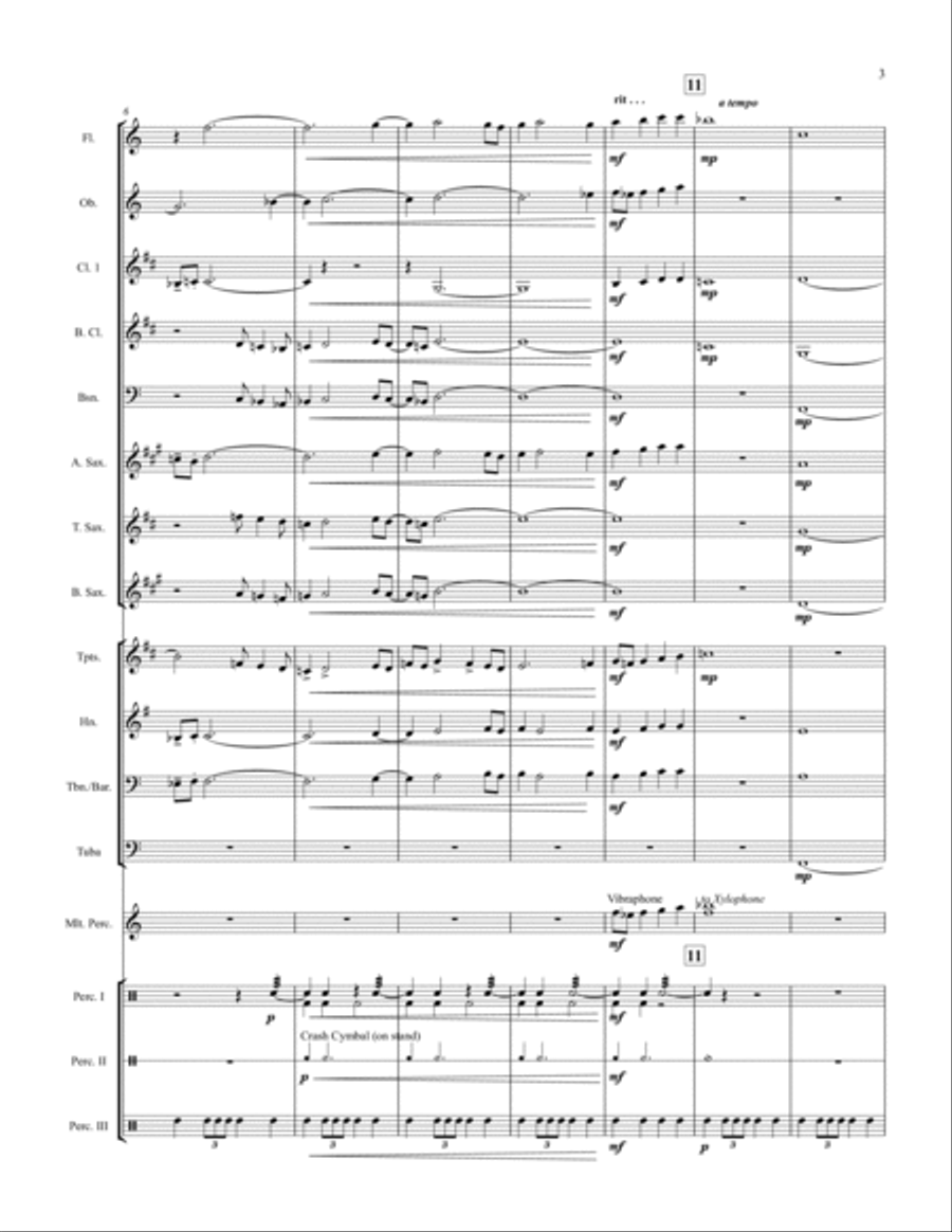 Cartoons on Mars for Concert Band Concert Band scores gallery preview page 3
