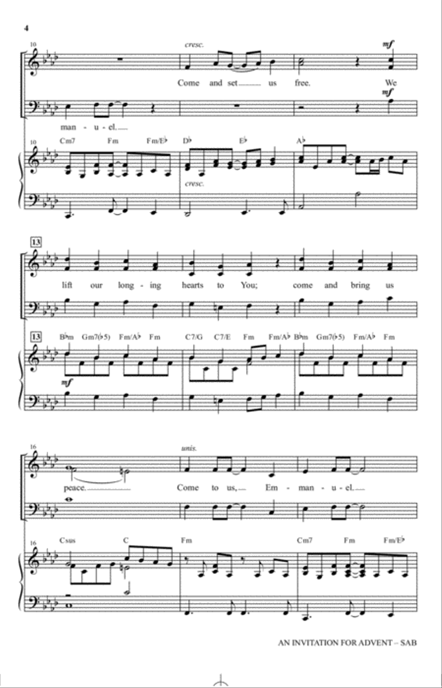 An Invitation For Advent An Invitation For Advent 3-Part scores gallery preview page 2