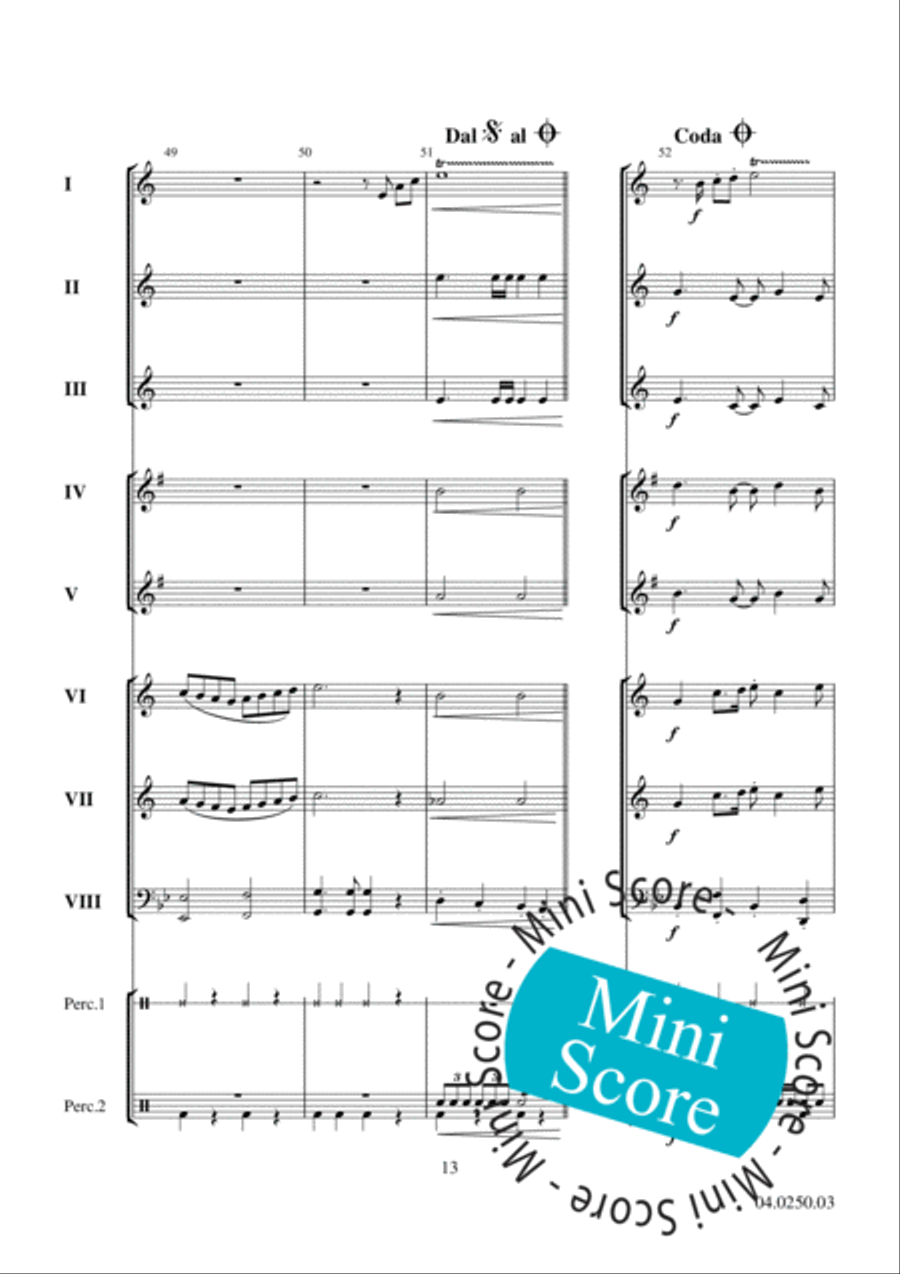Paseo de Otono Brass Band scores gallery preview page 15