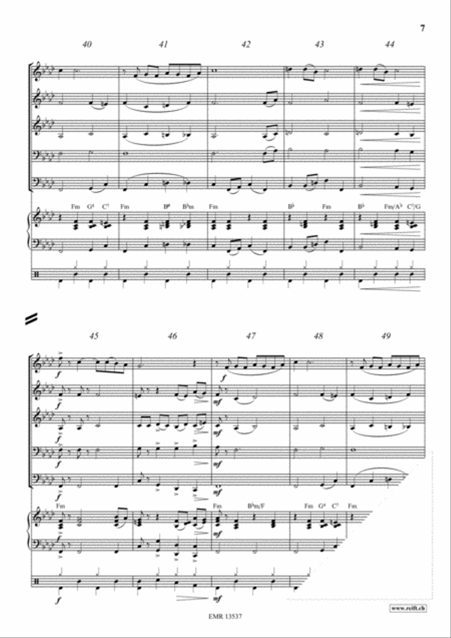 Swanee Woodwind Quintet scores gallery preview page 7