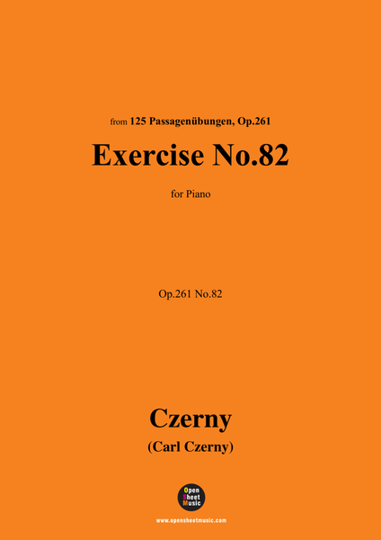 C. Czerny-Exercise No.82,Op.261 No.82 image number null