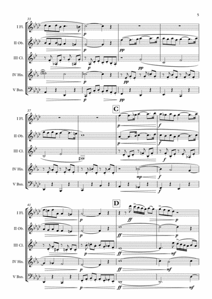 Pavane op.50 (Wind Quintet) arr. Adrian Wagner image number null
