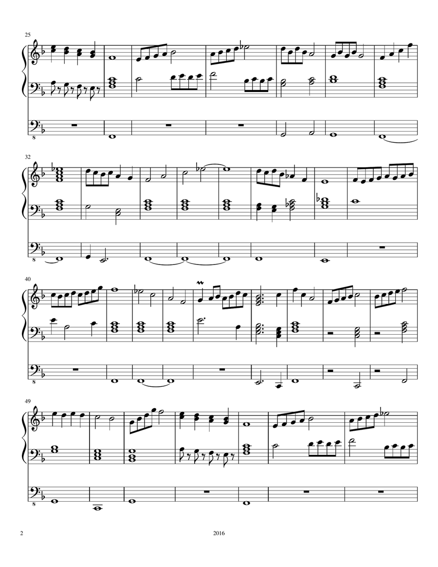 Church Organ Music Organ Solo scores gallery preview page 2