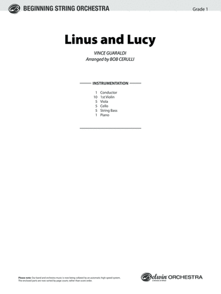 Linus and Lucy: Score