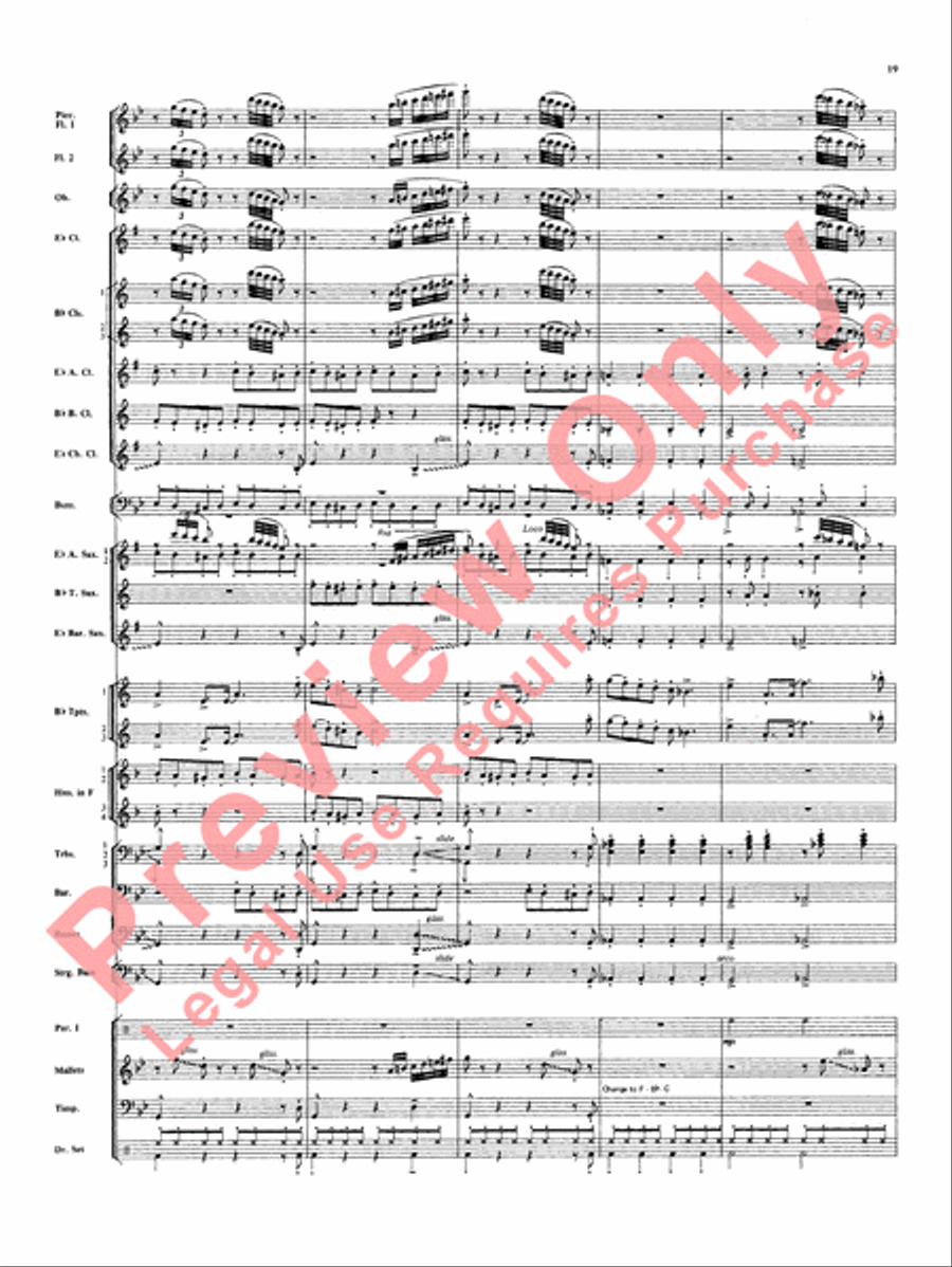Superman Superman Concert Band scores gallery preview page 20
