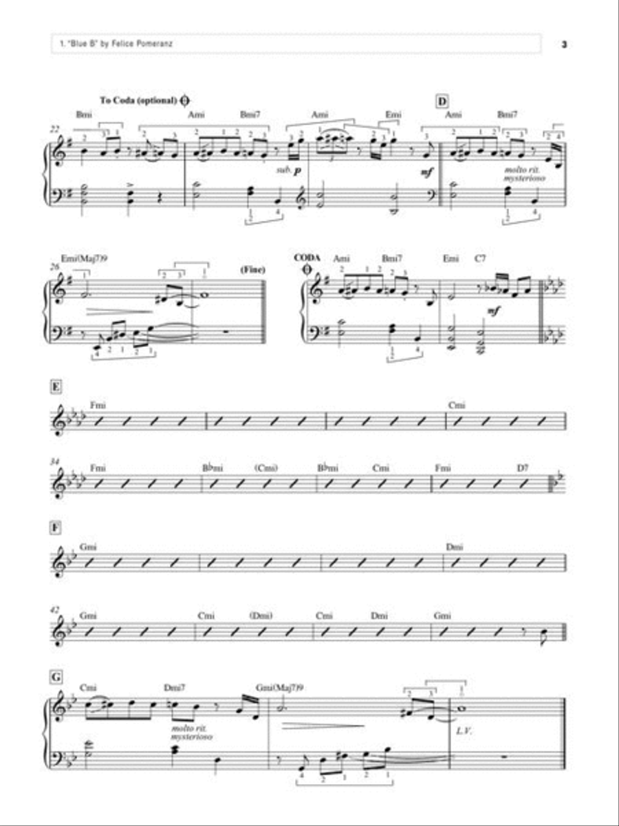 Contemporary Etudes for Harp Harp scores gallery preview page 9