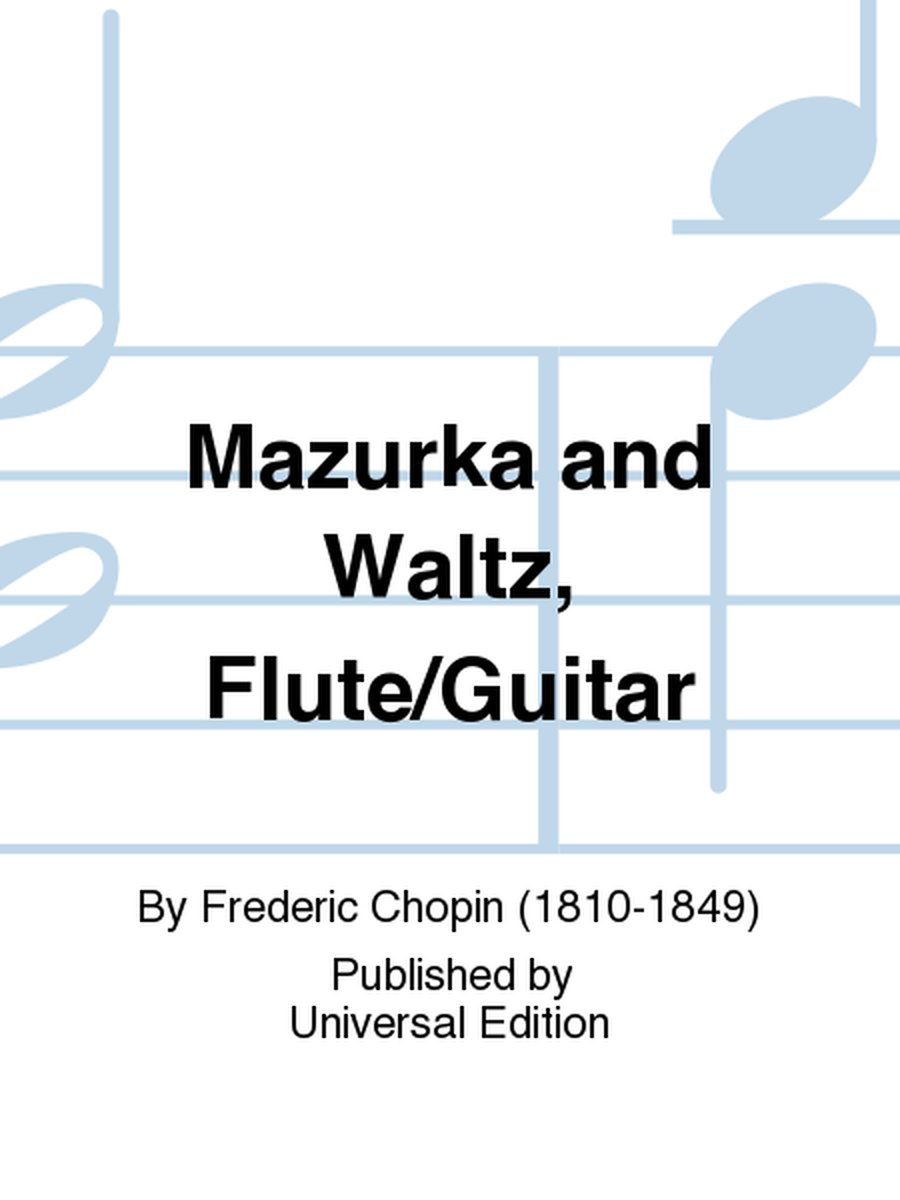 Mazurka And Waltz, Flute/Guitar