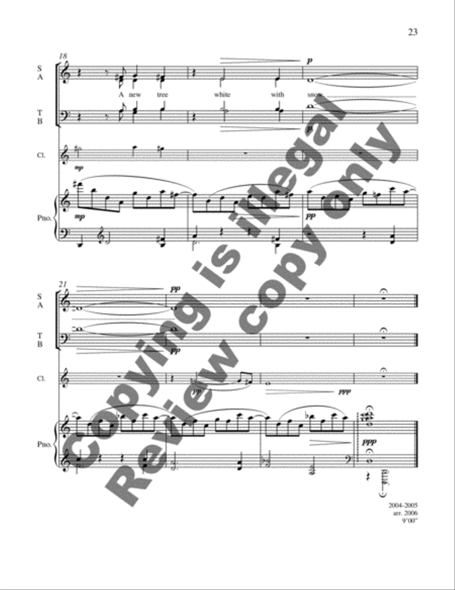 A Mouseful of Trouble 4-Part scores gallery preview page 7