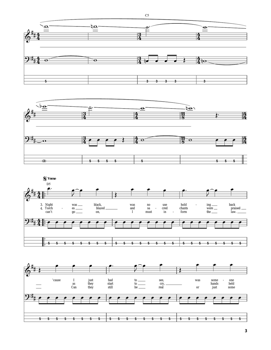 The Number Of The Beast Acoustic Guitar scores gallery preview page 3
