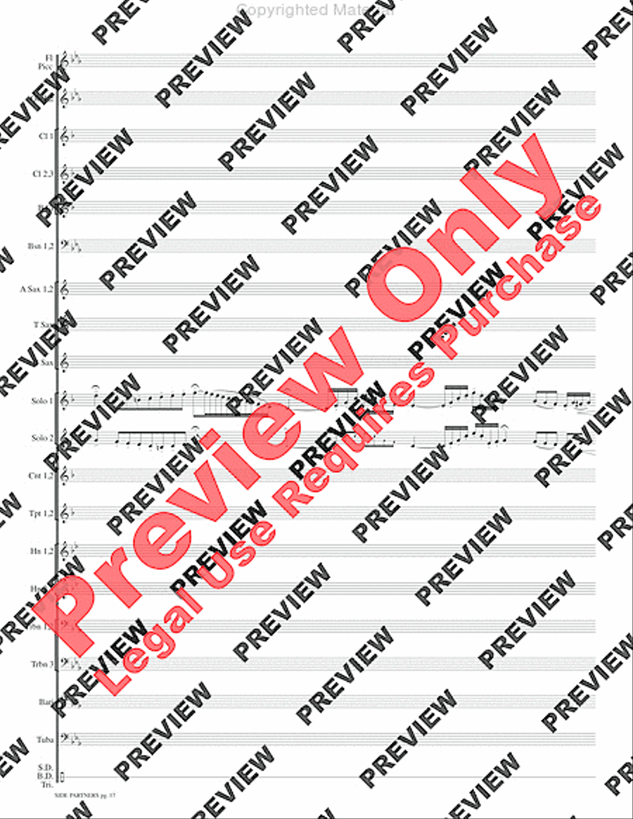 Side Partners Concert Band scores gallery preview page 20