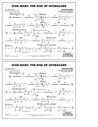 Star Wars: The Rise of Skywalker (arr. Matt Conaway) - Aux Percussion