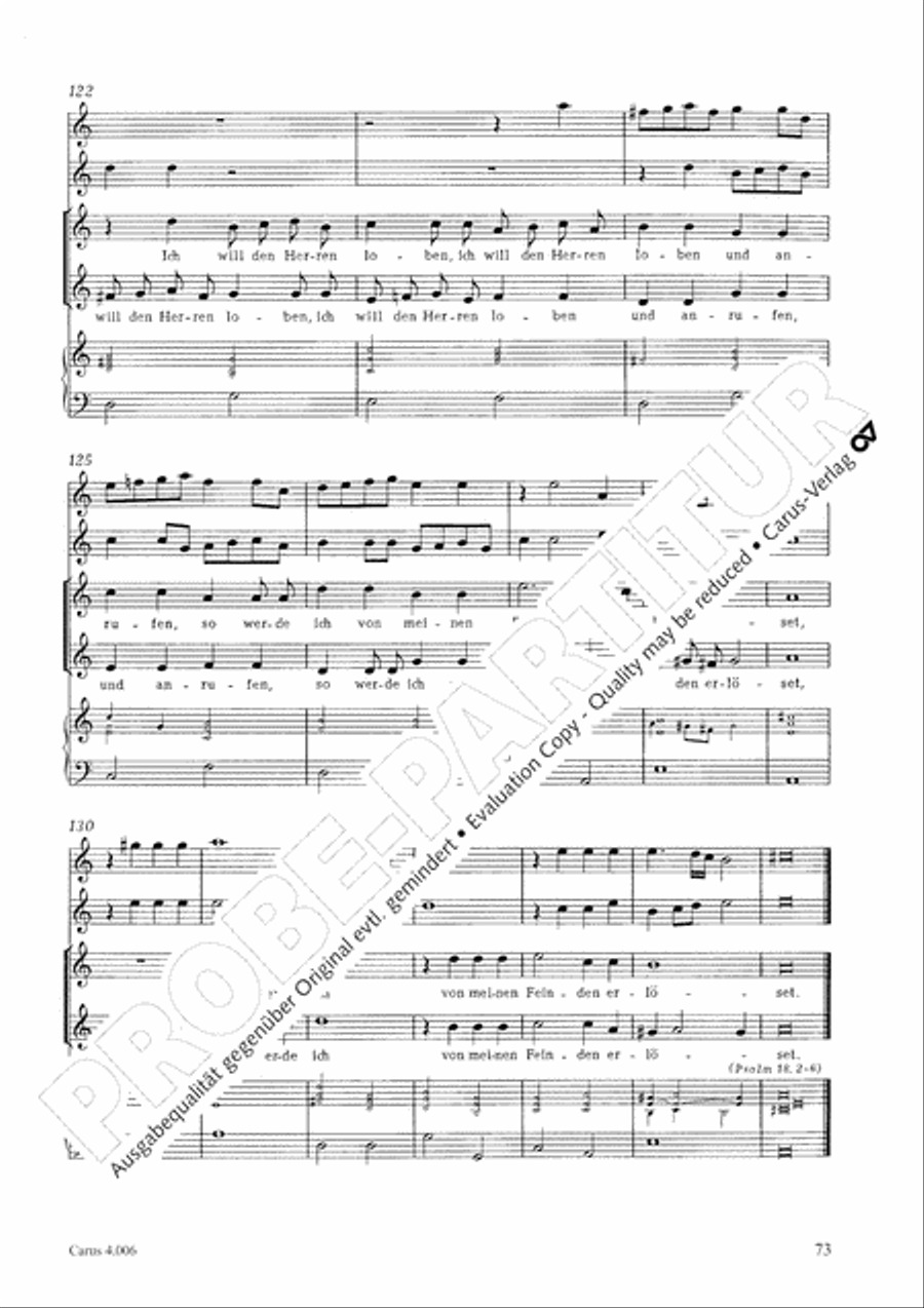 Ten motets Choir scores gallery preview page 75