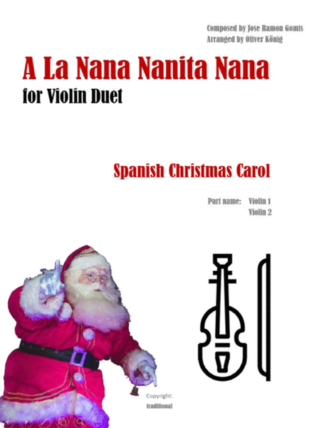 A La Nanita Nana for 2 Violins image number null