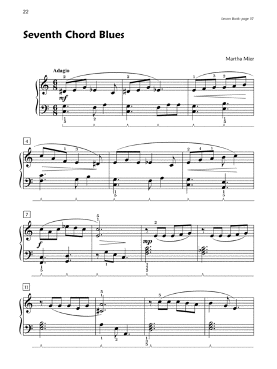 Premier Piano Course Jazz, Rags & Blues, Book 3 Piano Method scores gallery preview page 4