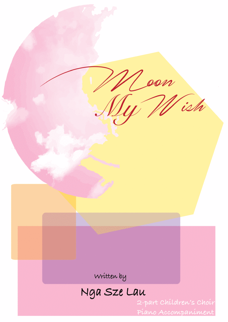 Moon My Wish - 2 Part Children's Choir 2-Part scores gallery preview page 1