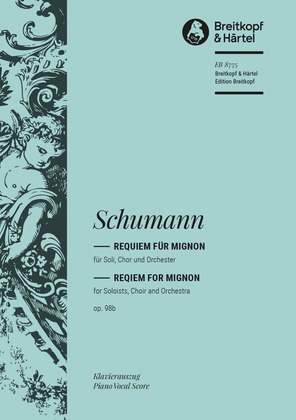 Book cover for Requiem for Mignon Op. 98B