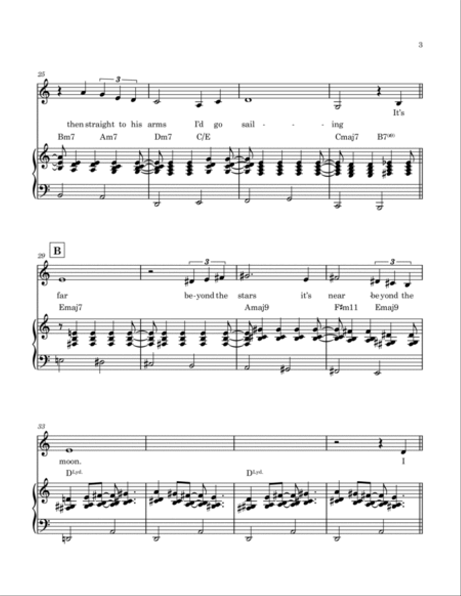 Beyond The Sea Piano Solo scores gallery preview page 3