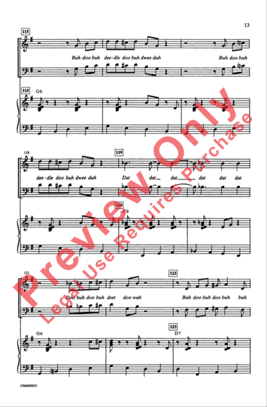 The Polar Express: A Choral Medley 3-Part scores gallery preview page 13