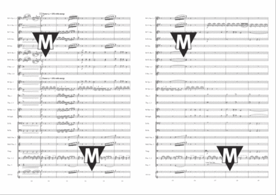 The Story of Anne Frank Fanfare Band scores gallery preview page 14