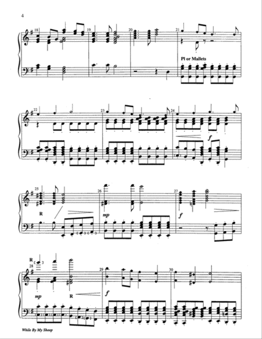 While by My Sheep 5-Octaves scores gallery preview page 9