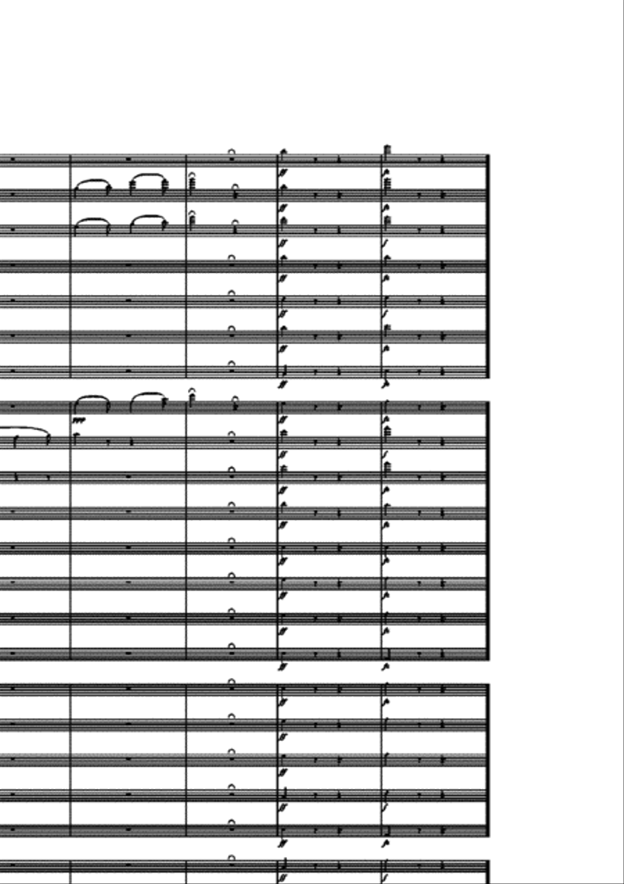 Ma Vlast Concert Band scores gallery preview page 51