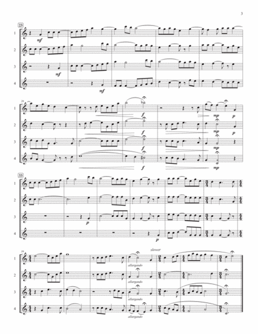 Oh, Shenandoah (for flute quartet) image number null