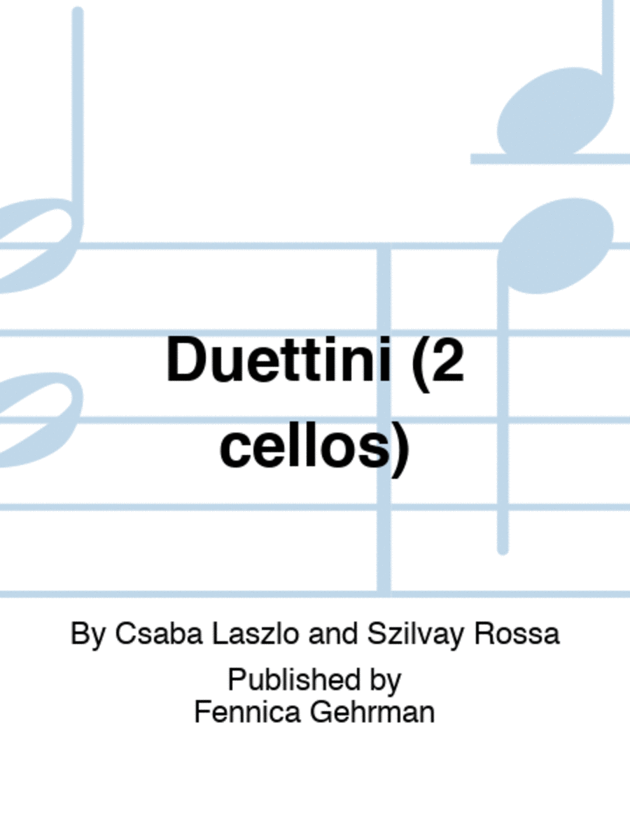 Duettini (2 cellos)