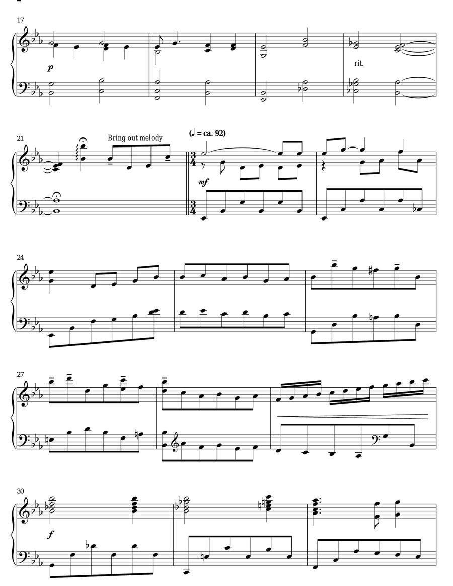 Let Us Break Bread Together Piano Solo scores gallery preview page 2