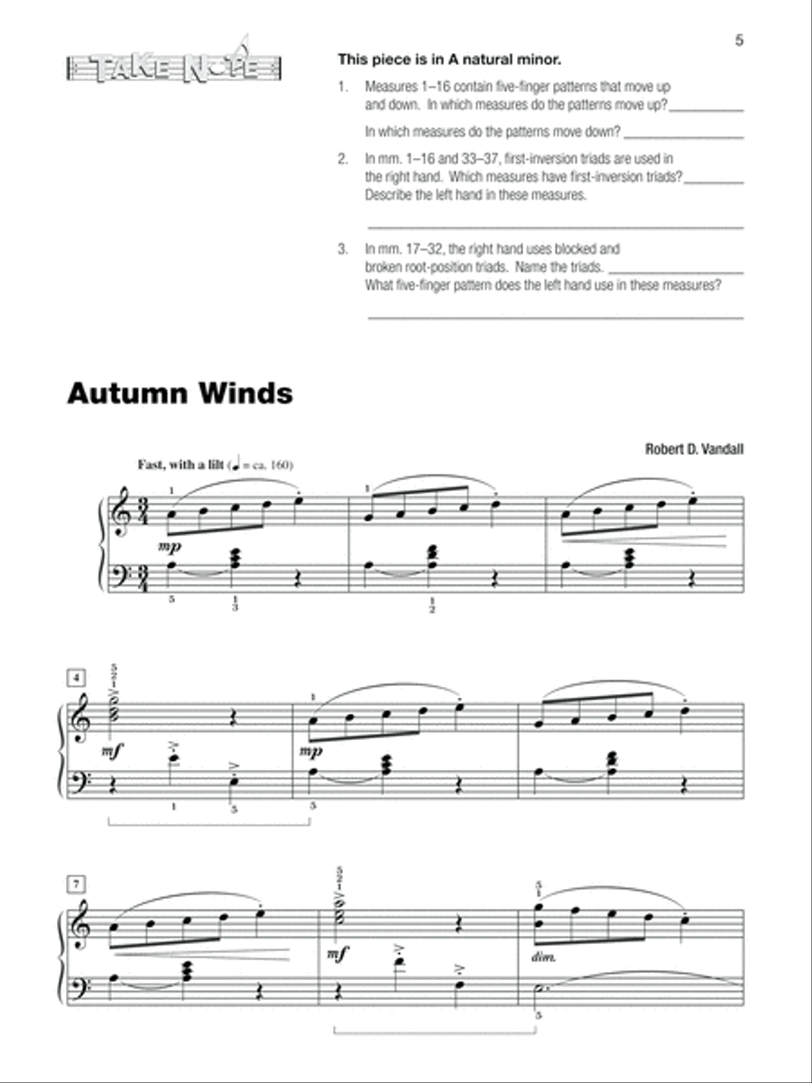 Take Note, Book 3 Piano Solo scores gallery preview page 2
