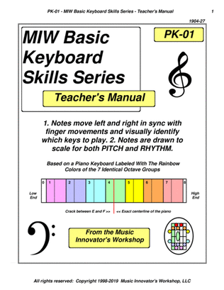 PK-01 - MIW Basic Keyboard Skills Series - Teacher's Manual