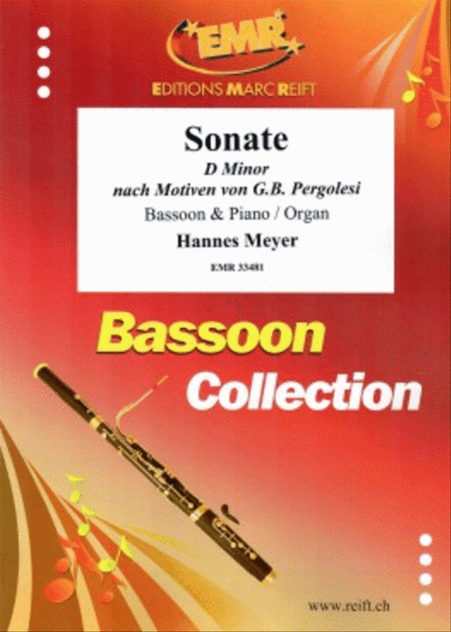 Sonate D Minor Sonate D Minor Bassoon Solo scores gallery preview page 1