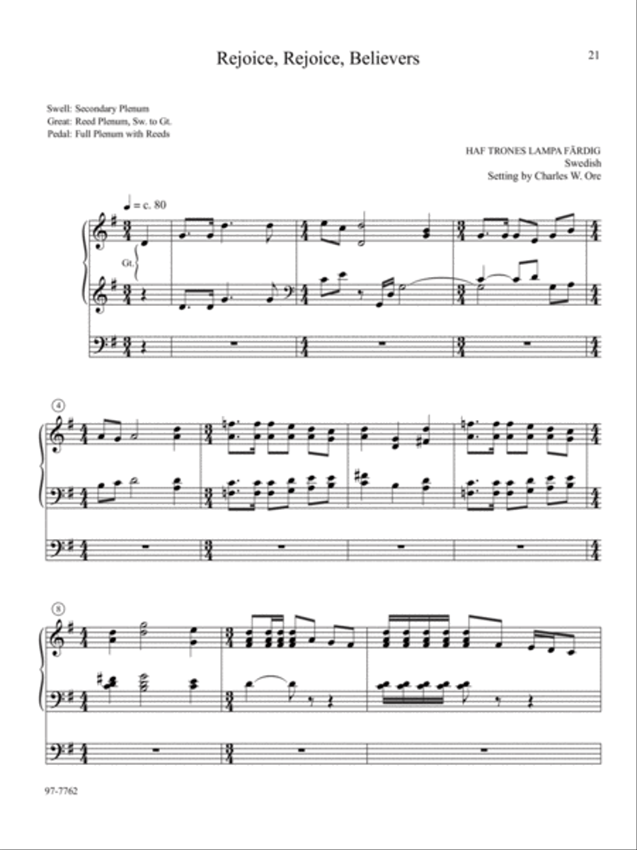 Eleven Compositions for Organ, Set X Organ scores gallery preview page 4