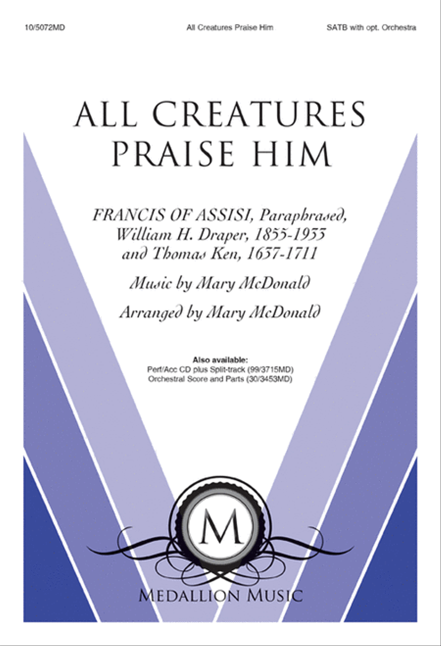 All Creatures Praise Him 4-Part scores gallery preview page 1