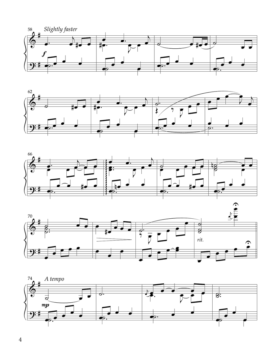 Feed The Birds Feed The Birds Piano Solo scores gallery preview page 4