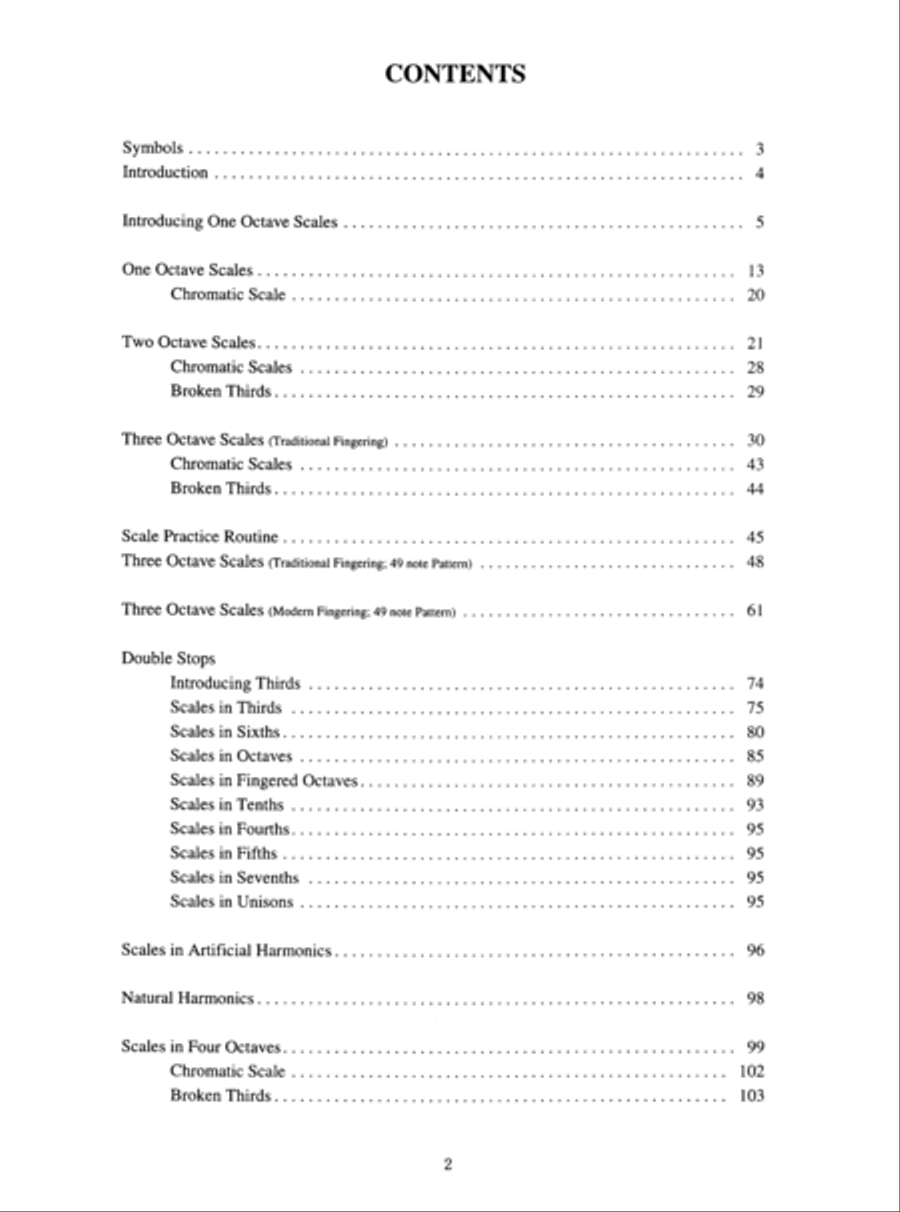 Progressive Scale Studies for Viola