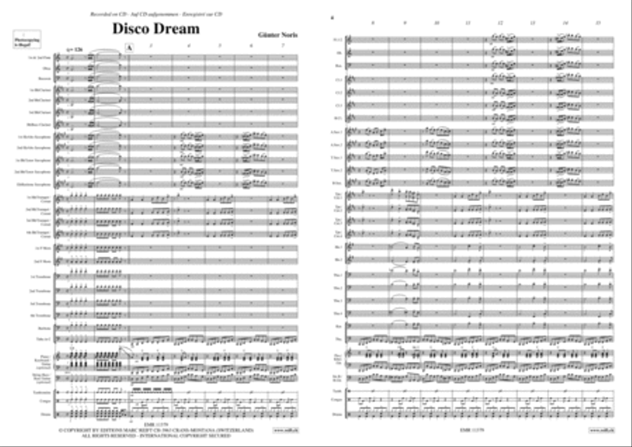 Disco Dream Concert Band scores gallery preview page 3