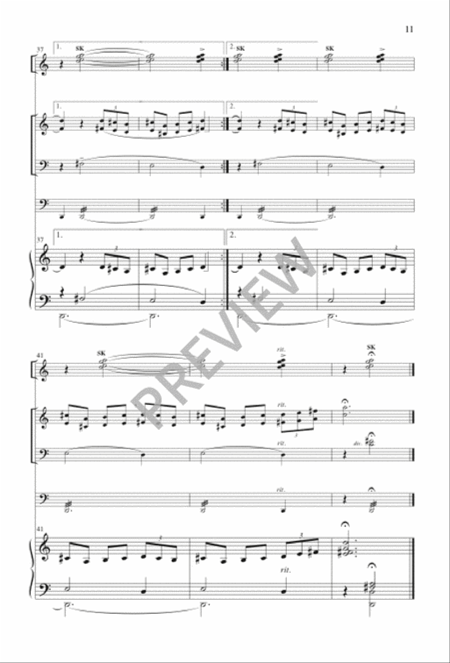 This is the Day the Lord Has Made 4-Part scores gallery preview page 11
